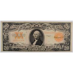 1922 $20 GOLD CERTIFICATE