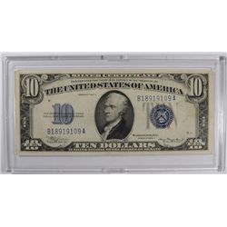 1934 A $10 SILVER CERTIFICATE XF