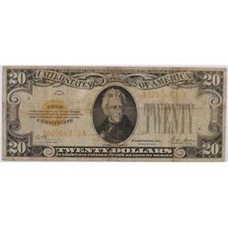 1928 $20 GOLD CERTIFICATE