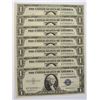 Image 1 : (7) 1935F $1 SILVER CERTIFICATES CU (CONSECUTIVE)