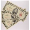 Image 1 : (3) $5 US NOTE (RED SEALS)