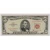 Image 1 : 1963 $5 US NOTE AU