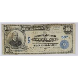 1902 $10 NATIONAL NEW BRUNSWICK, NJ #578