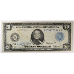 1914 $20 FEDERAL RESERVE NOTE