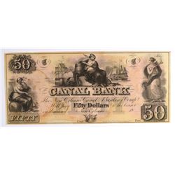 18- $50 CANAL BANK OF LOUISANA