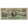 Image 1 : 1872 $50 NATIONAL STATE OF SOUTH CAROLINA