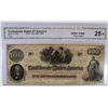 Image 1 : 1862 $100 CONFEDERATE STATES OF AMERICA CGA 25*
