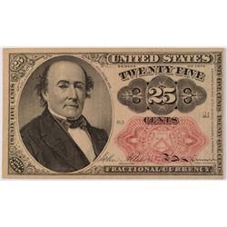 1874 TWENTY FIVE CENT US FRACTIONAL