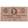 Image 1 : 1863 FIFTY CENT CONFEDERATE STATES OF AMERICA