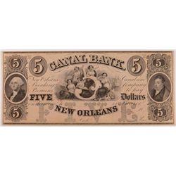 18- $5 CANAL BANK (NEW ORLEANS, LA)