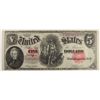 Image 1 : 1907 $5 US NOTE (NICE NOTE)