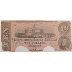 1862 $10 CONFEDERATE STATES OF AMERICA