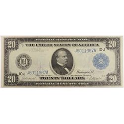 1914 $20 FEDERAL RESERVE NOTE