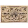 Image 1 : 1863 THREE CENT US FRACTIONAL CURRENCY VF (MINT ERROR)