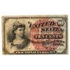 Image 1 : 1863 TEN CENT US FRACTIONAL CURRENCY