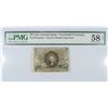 Image 1 : 1863 TEN CENT US FRACTIONAL CURRENCY PMG 58 NET