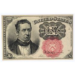 1874 TEN CENT US FRACTIONAL CURRENCY AU+
