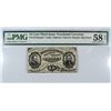 Image 1 : 1863 FIFTEEN CENT US FRACTIONAL CURRENCY PMG 58 NET (RARE)