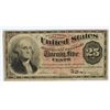 Image 1 : 1863 TWENTY FIVE CENT US FRACTIONAL CURRENCY