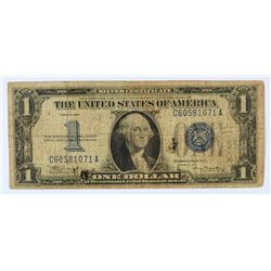 1934 $1 SILVER CERTIFICATE (FUNNY BACK)