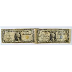 1935 $1 SILVER CERTIFICATE (NORTH AFRICAN) (DOUBLE SHORT SNORTNER) RARE