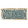 Image 2 : 1864 $5 CONFEDERATE STATES OF AMERICA