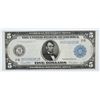 Image 1 : 1914 $5 FEDERAL RESERVE NOTE XF/AU (NICE)
