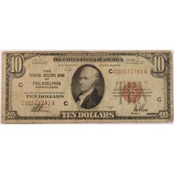 1929 $10 NATIONAL PHILADELPHIA, PA