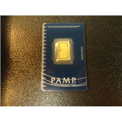 5 GRAM GOLD BAR- PAMP