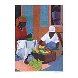 Peter Lynn Marigot Market 2 Print