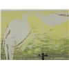 Image 2 : Betty Snyder Rees Original Large Woodcut Print Birds