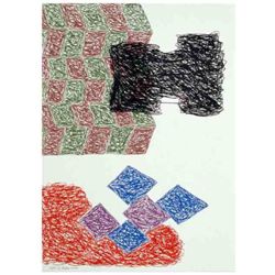 Jonathan Lasker -Unconscious Construct Art Print
