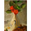 Image 2 : William Chambers Original Painting Tea Roses & Old Lace