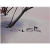 Image 3 : Al Stine Original Watercolor Painting Winter Landscape