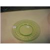 Image 1 : Green Depression Glass Plate