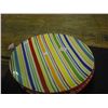 Image 1 : set 4 Candy Stripped Plates