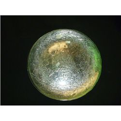 5 Clear Pressed Glass Serving Plates