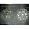 Image 1 : 2 Pressed Glass serving plates