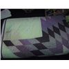Image 1 : Purple Star Pattern Quilt