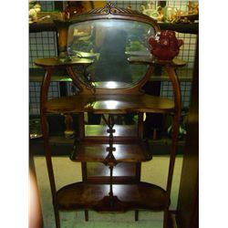 5 Tier Antique Shelf