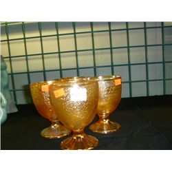 Crackle Glass Goblets