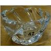 Image 1 : A Swedish glass dish made by Orrefors with Ice Blue tint. £30-50