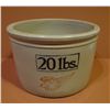 Image 1 : RW 20lbs. butter crock, repaired crack