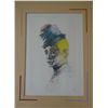 Image 1 : Alfini, Portrait of a clown, 61/400 print, 15"x 20", framed