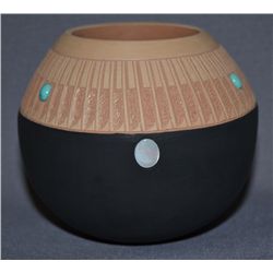 SAN ILDEFONSO POTTERY JAR