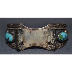 NAVAJO SILVER WATCH BAND