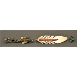 FOUR NAVAJO SILVER ITEMS