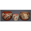 Image 2 : THREE JEMEZ POTTERY BOWLS