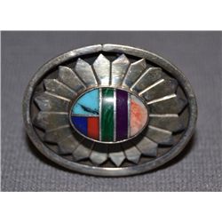 NAVAJO SILVER SCARF SLIDE