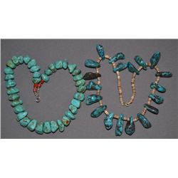 TWO PUEBLO NECKLACES